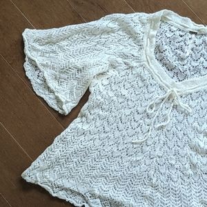 Free People BoHo  poncho style sweater